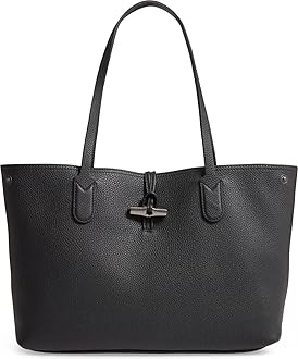 roseau essential mid leather tote