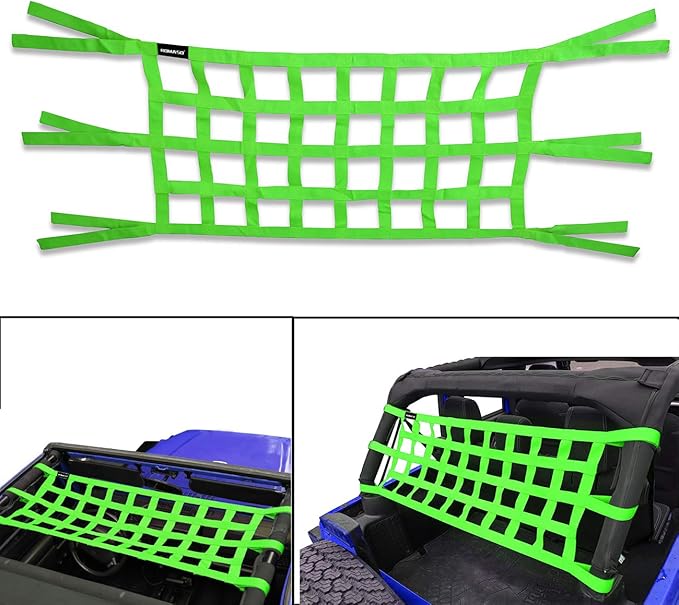 Cargo Net for Jeep Wrangler,Roof Hammock Net for Jeep