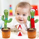 seOSTO Talking Cactus Plush Toy - Volume Control, Recording, Dancing view 5