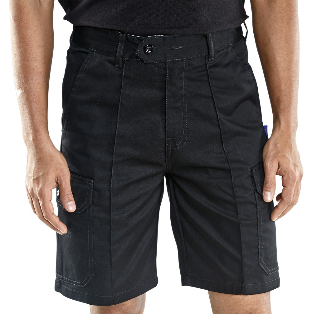 CLICK CARGO POCKET SHORTS BLACK 34