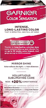 Garnier Color Sensation Permanent Hair Dye 4.0 Deep Brown 100% Grey Coverage view 5