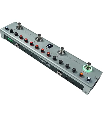 Pedal de efeitos de guitarra com gerador de oitava