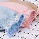 Omenluck Blue Double Sided Exfoliating Bath Glove Loofah Shower Back Scrub Mitt view 2