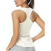 icyzone Racerback Workout Tank Tops for Women, V Neck Quick Dry Gym Athletic Yoga Exercise Running Shirts