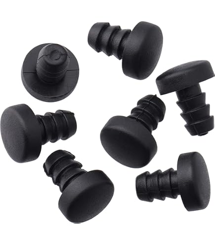 Automotive Push-In Rubber Bumper Pads 5/16 Hole X 1/2 OD x 3/16 Height