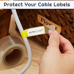 500 Pieces Clear Labels Label Protector Clear