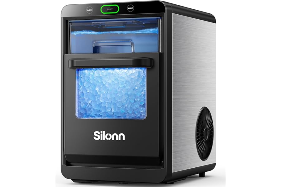 Best Nugget Ice Maker 44lbs Daily Stainless