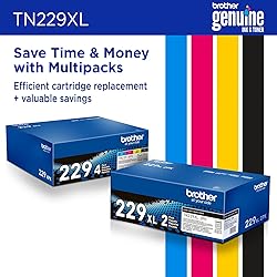 Brother Genuine TN229XLBK Black High Yield Printer