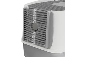 LAZYESTHER Pet Hair Removal Door Brush for Cats – Self-Cleaning Fur Catcher, Fits Cat Doors/Indoor Doorways, Gentle Grooming Brush to Stop Floating Hair, 10lb Cat-Friendly (Grey)