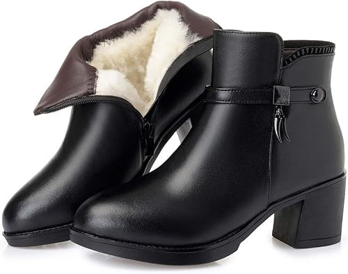 genuine leather winter boots