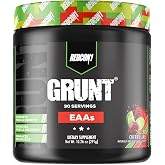 REDCON1 Grunt EAAs, Cherry Lime - Sugar Free, Keto Friendly Essential Amino Acids - Post Workout Powder Containing 9 Amino Acids to Help Train, Recover, Repeat (30 Servings)