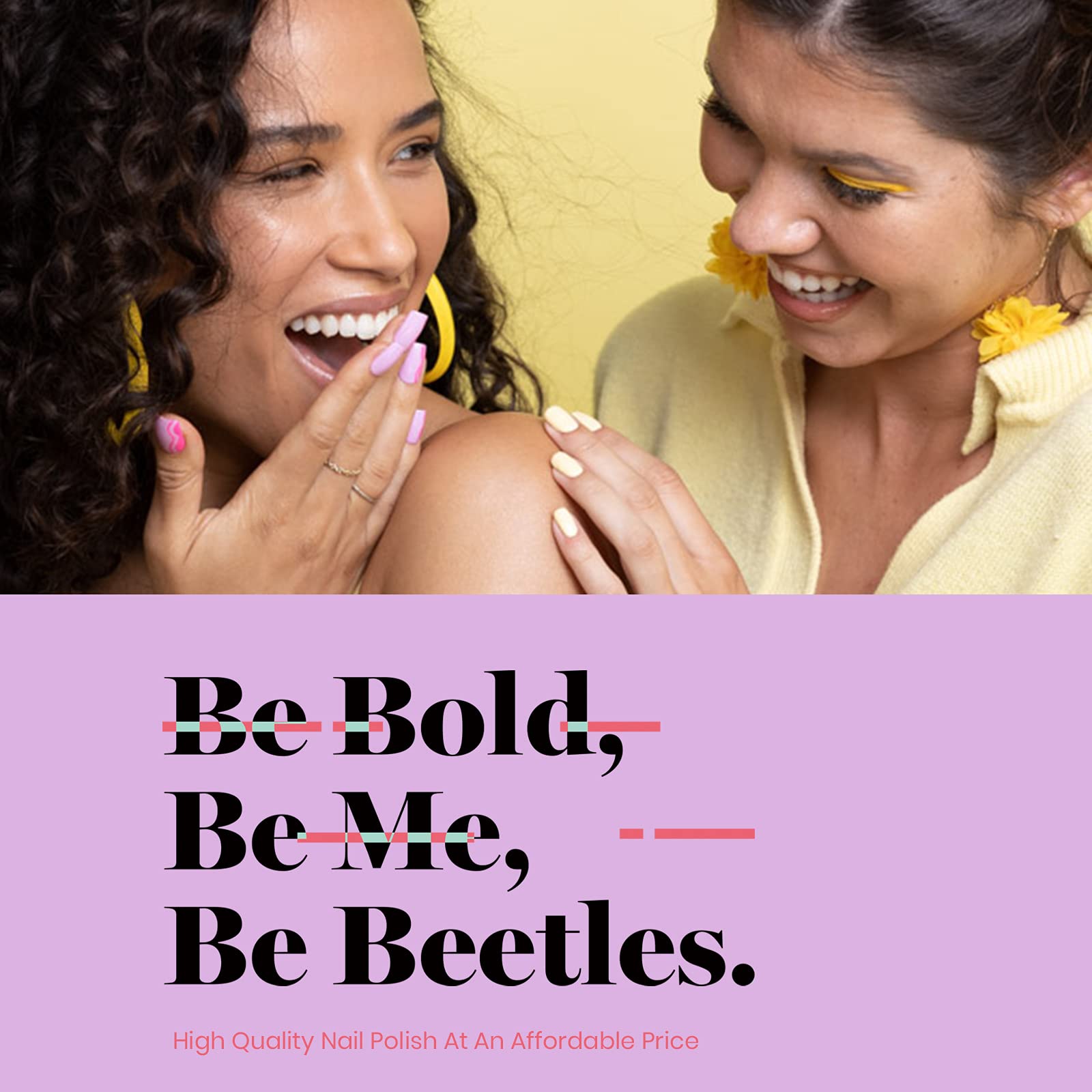 Beetles Purple Gel Nail Polish Set, 6 Colors Spring Pastel Purple Gel Polish Glitter Pink lavender Nail Polish Soak Off U v LED Gel Nail Kit Diy Nail Art Manicure at Home Gifts for Women - Image 8