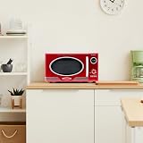 Nostalgia Retro Countertop Microwave Oven 800W 25.4L 12 Settings Red view 6
