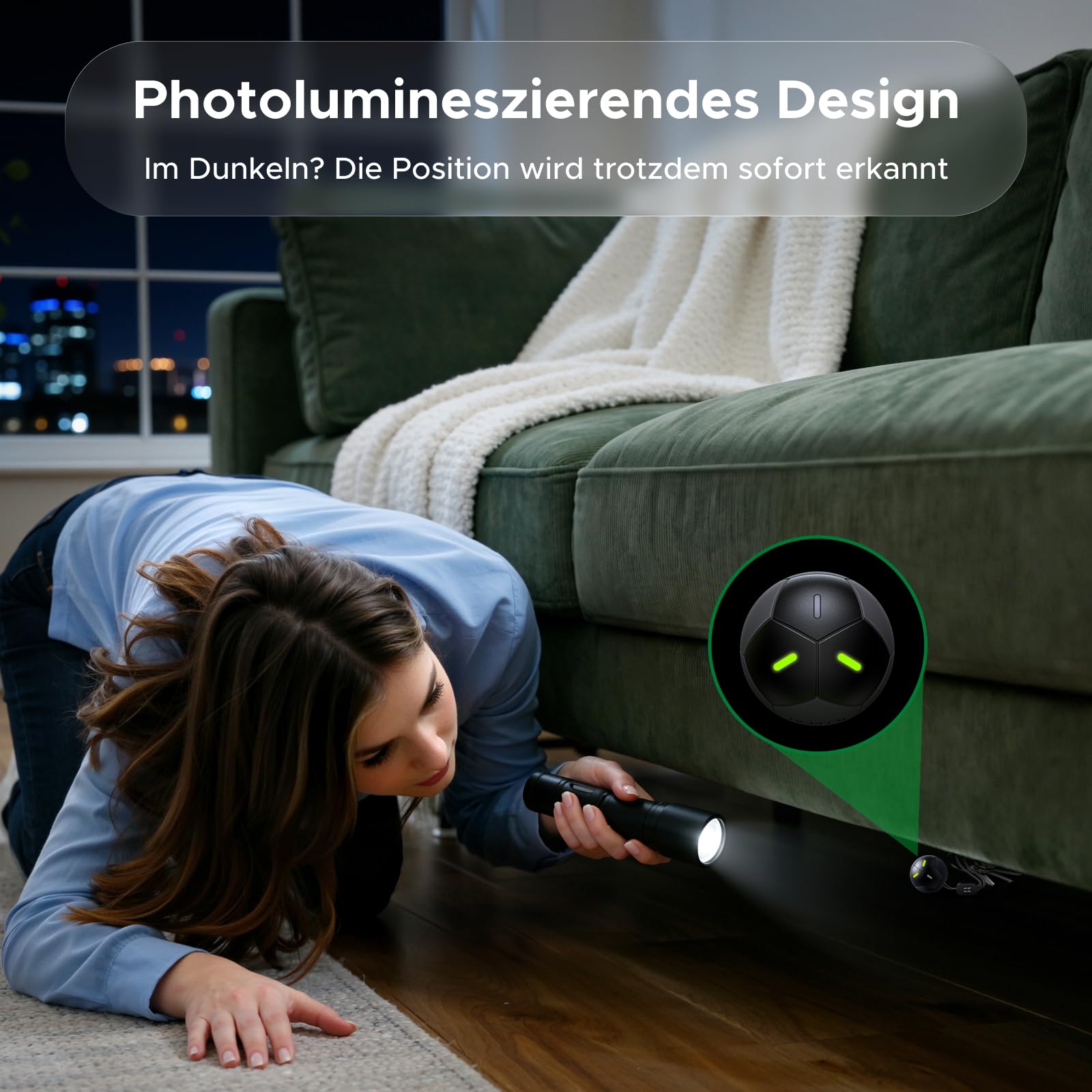 UGREEN FineTrack 2 Fußball kompatibel mit Apple Find My (nur iOS), Schlüsselfinder mit 110dB, IP68, kein Aufladen nötig, GPS Tracker, Tracker für Koffer, Keys, Rucksack 4