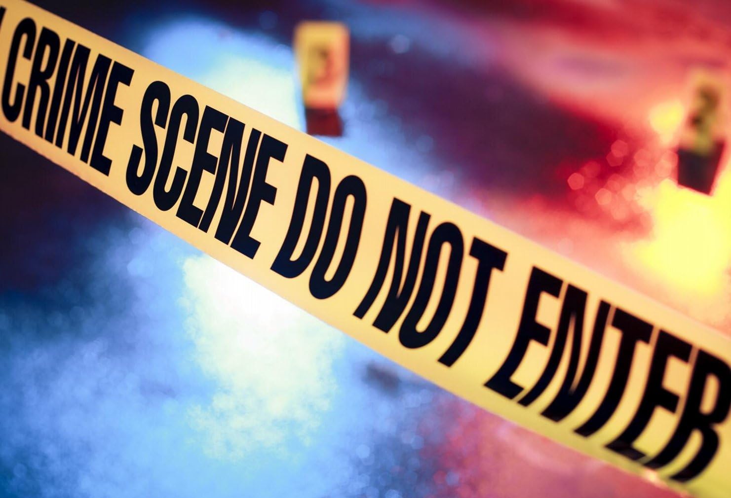 Photography Backdrop Crime Scene Do not Enter Background for Photo Studio 7x5 ft