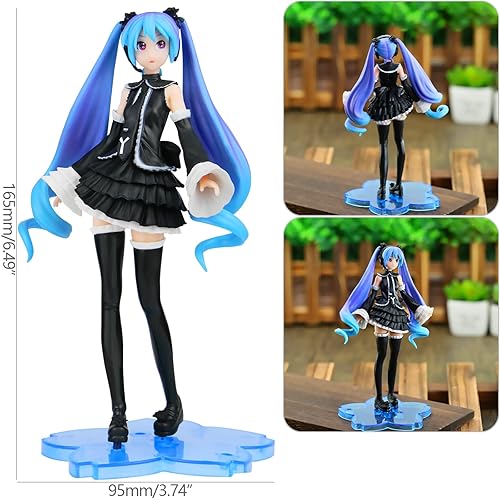 PSMILE Hatsune Miku Figure Black Dress Princess Exquisite