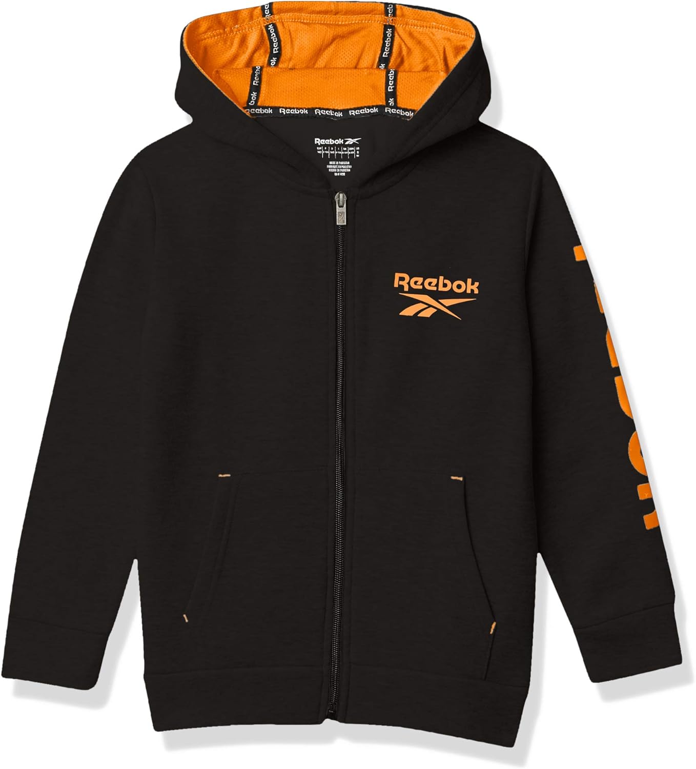 Reebok Sudadera Active con Capucha para Chicos Negro M Amazon.es Ropa