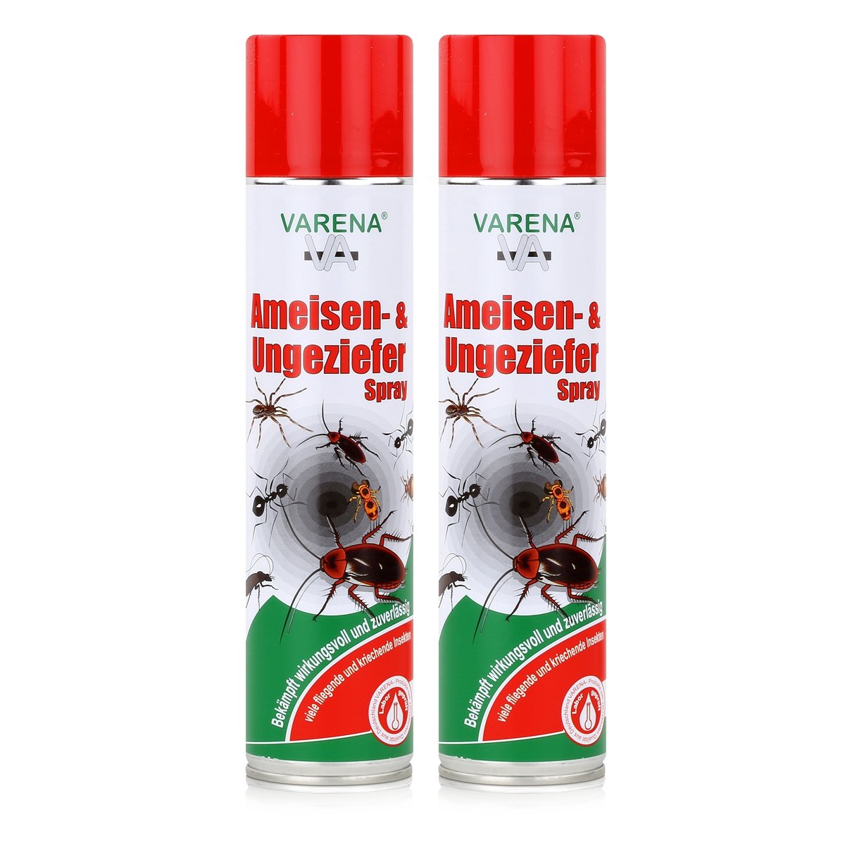 Varena Ameisen Ungeziefer Spray 400ml Gegen Ungeziefer 2er
