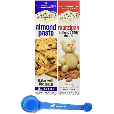 Buy Odense Almond Paste And Marzipan Almond Candy Dough 7 Ounce Pack Of 2 With Make Your Day 4 In 1 Measuring Spoon Online In Guatemala B08lnyx18s