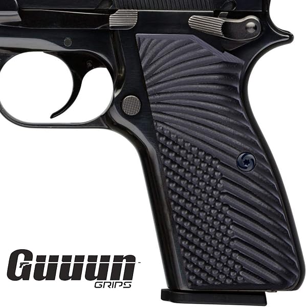 KSD Ivory Acrylic Diamond Grips For Browning/FN 1910 Handguns - Customizable