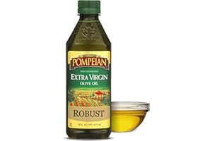 Pompeian Robust Extra Virgin Olive Oil, Contains Polyphenols, First Cold Pressed, 16 Fl Oz