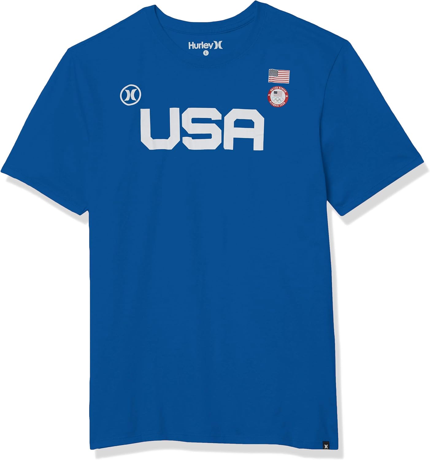 Hurley Men's Premium USA Short Sleeve Tshirt: Clothing