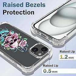 Ecute Anchor Case for iPhone 15 with Stand,Drop