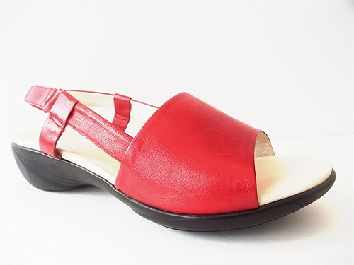 clarks red sandals