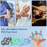 FitBeast Grip Strength Trainer 9-Piece Kit Green Hand Grip Exerciser view 6
