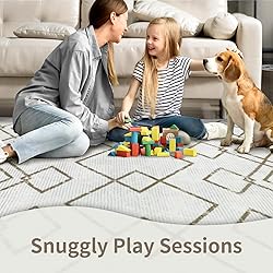SERISSA Washable Runner Rug,2x6 Soft Non Slip Boho