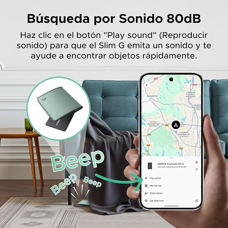 FineTrack Slim Smart Finder Localizador Solo Android