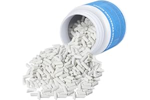 KomeStone Rock Tumbler Ceramic Pellets – 1lb Non-Abrasive Reusable Tumbling Media, Protects Rocks, Improves Tumbling Results, Compatible with All Rock Tumblers