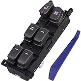 Master Power Window Switch Button, Front Left Driver Side, Compatible with 2009 2010 Hyundai Sonata Replace OE 93570-3K600