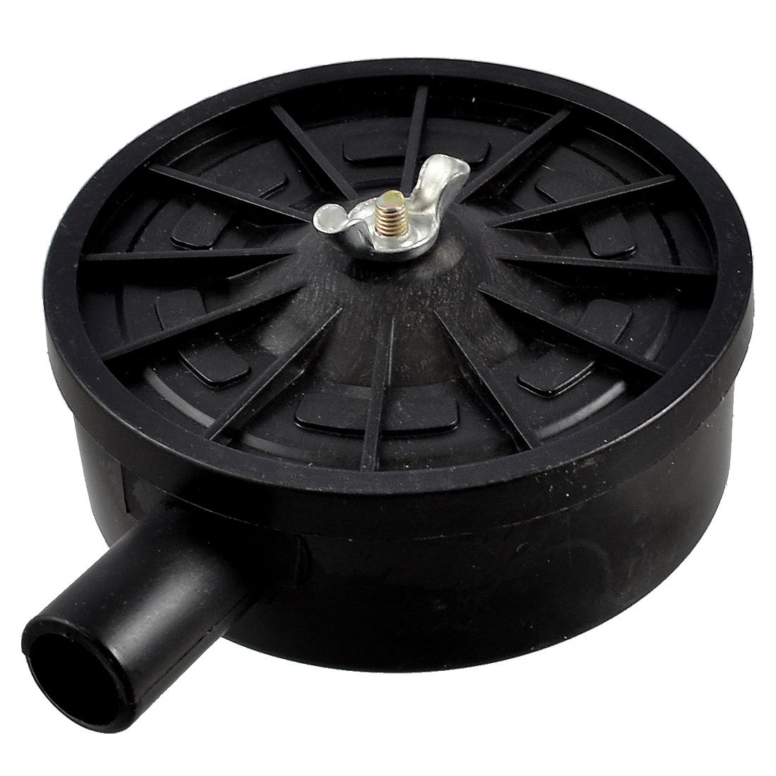 Sourcingmap 20mm Male Thread Silencer Filter Muffler Black for Air Compressor