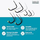keypak 6pk Garage Storage Hooks Set Heavy Duty 30kg Capacity Assorted Sizes view 2