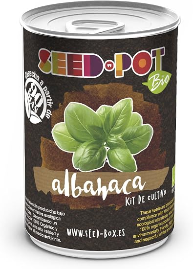 SeedBox SBLPE-Lata de Cultivo, perejil, Verde, 12x25x8 cm: Amazon ...