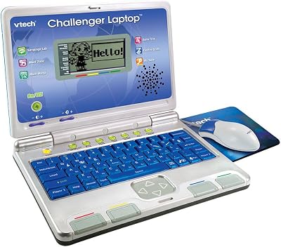 VTech Challenger Laptop 64973 Blue Educational Toy Laptop 4 Years+