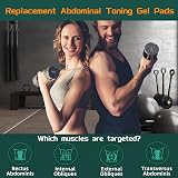 SOYOKO Replacement Gel Pads Set Electrodes for Abs Belt Compatible view 5