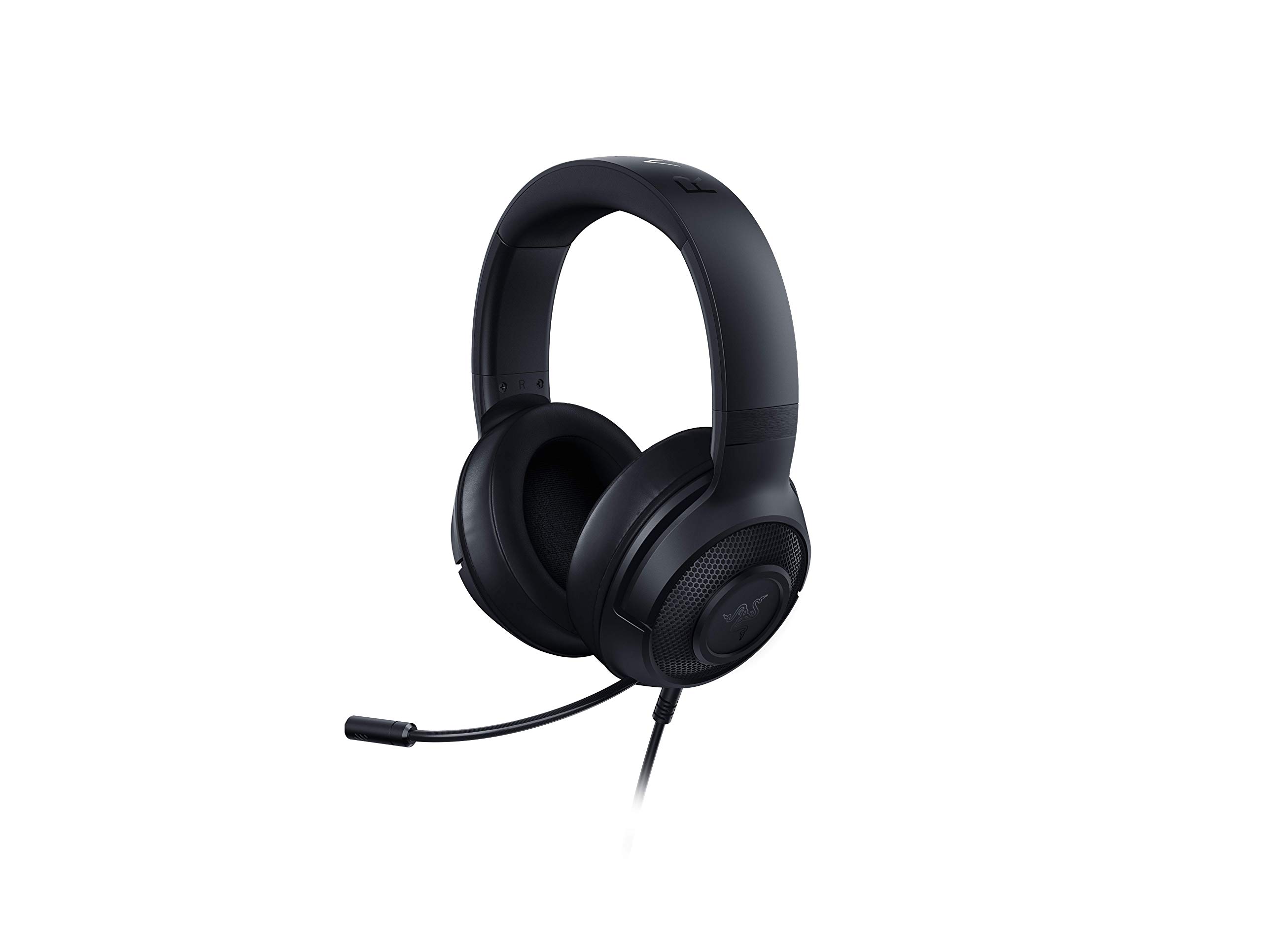 Razer Kraken X USB - Digital Surround Sound Gaming Headset (Ultra-Light, Surround Sound, Bendable Cardioid Mic, Custom Tuned 40mm Drivers) Black