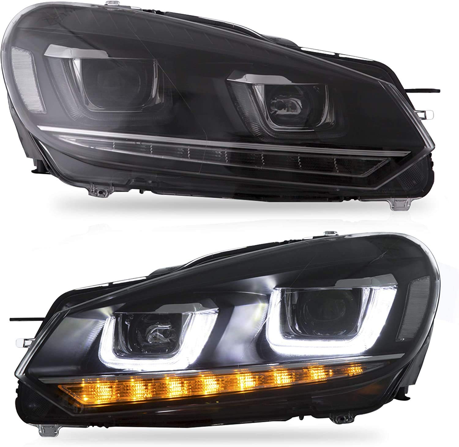 VLAND Headlight Assembly Fit for 2010 2011 2012 2013 GOLF