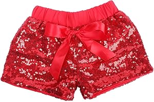Cilucu Baby Girls Shorts Toddler Sequin Shorts Sparkles on Both Sides