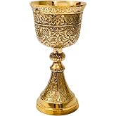 ALADEAN Vintage Chalice Goblet | 1x Royal Wine Cups of King Arthur - Renaissance Medieval Goblet Gifts, Wedding Anniversary Ceremonial Drinkware Pack of 1pc (King Chalice)