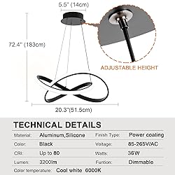 MAYNA Modern LED Pendant Light