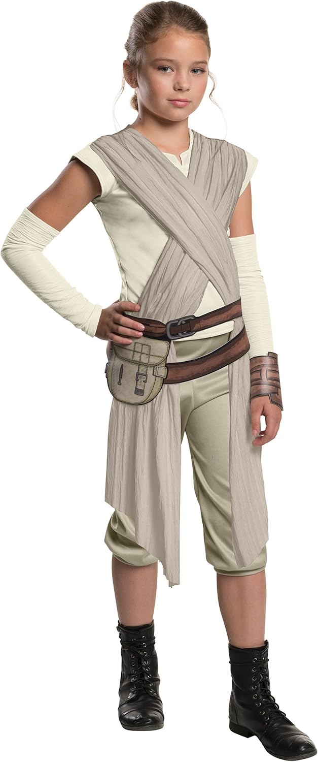 Star Wars Episode VII: The Force Awakens - Rey Deluxe Costume for Girls: Toys & Games