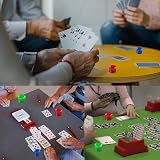 hioseyre Left Right Center Dice Game 4 Tubes 12 Dices 96 Chips 4 Colors view 5