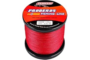 BAIKALBASS Braided Fishing Line 4 Strands Stronger Multifilament PE Braid Wire for Saltwater 6LB-100LB 110yards 328yards 547yards Super Strong Superline