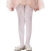 Century Star Stockings for Girls - Girls Lace Tights Kids Sheer Fishnet Hollow Dance Patterned Pantyhose
