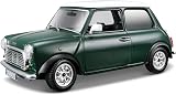 Bburago 1:24 1969 Mini Cooper Green Diecast Model Car view 1