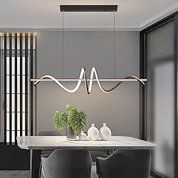 Modern Led Chandeliers for Dining Room, Dimmable