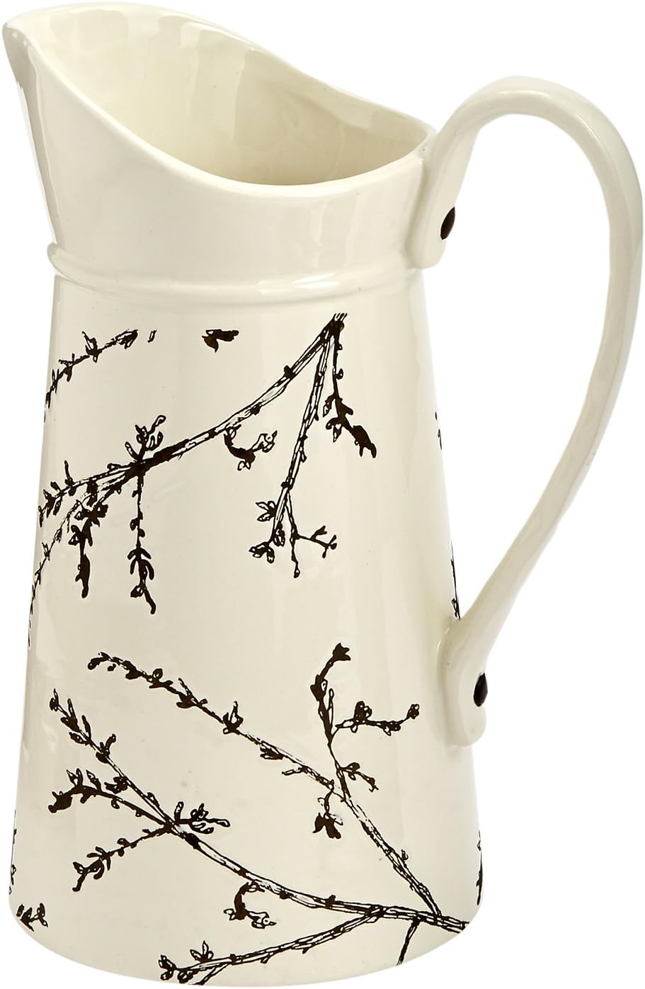 Mud Pie Nest Pitcher, White Carafes & Pitchers